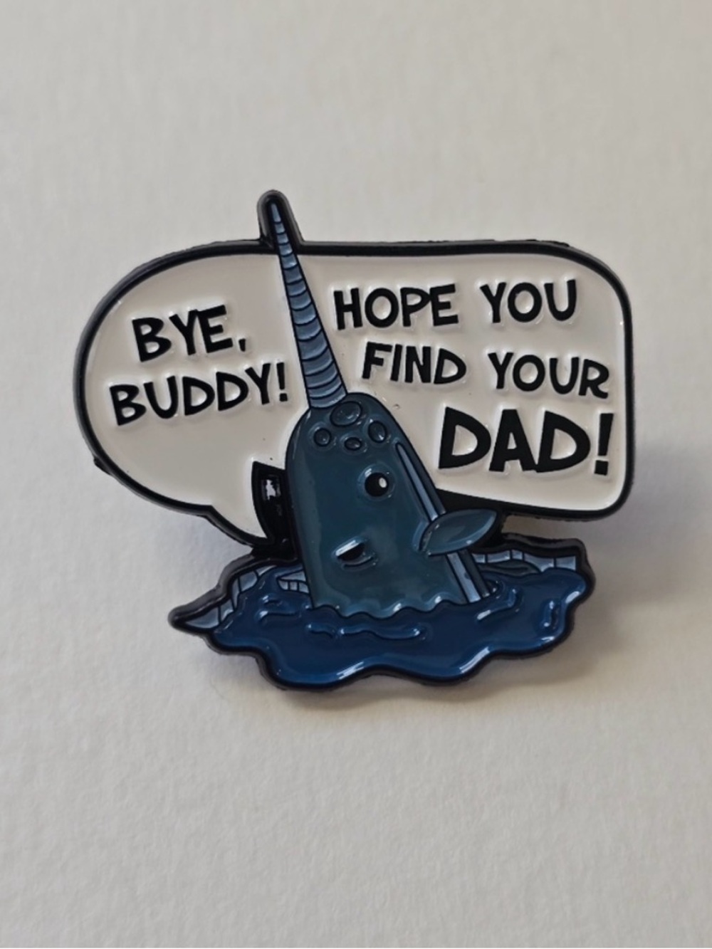 Elf The Movie Narwhal Enamel Pin